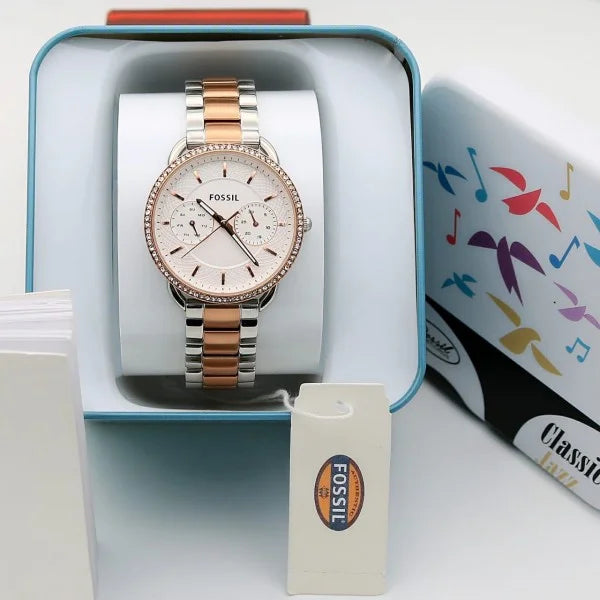 Rose Gold Silver Women's
