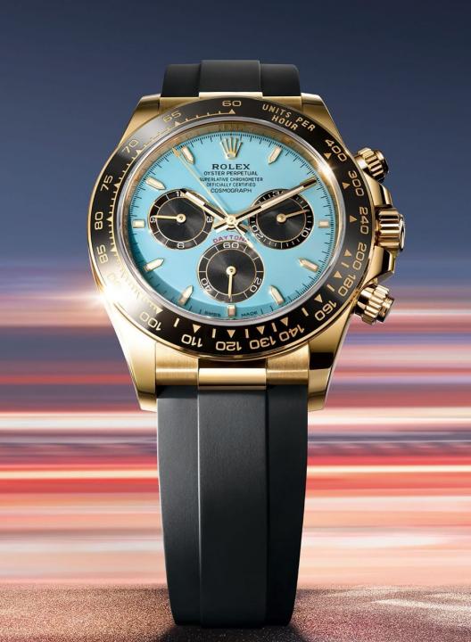 Role_x Oyster Perpetual Daytona Chronograph GOLD BLUE