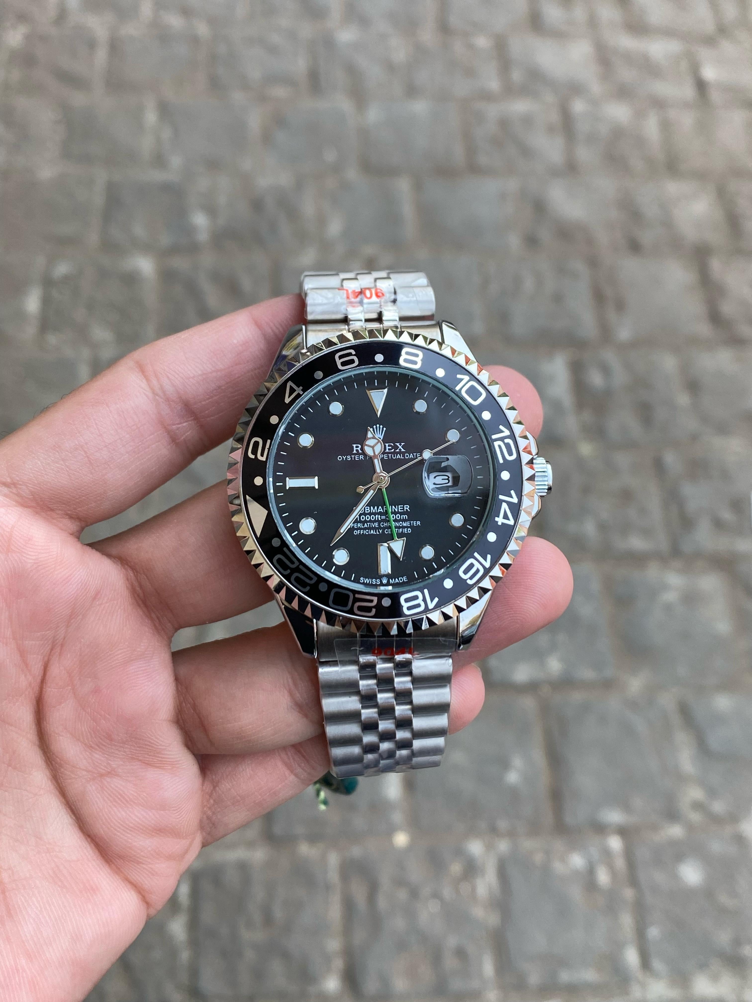 Rol-ex Sub Oyster Black