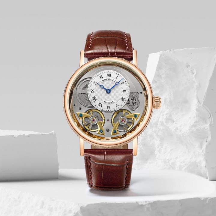 Breguet double engine brown copper
