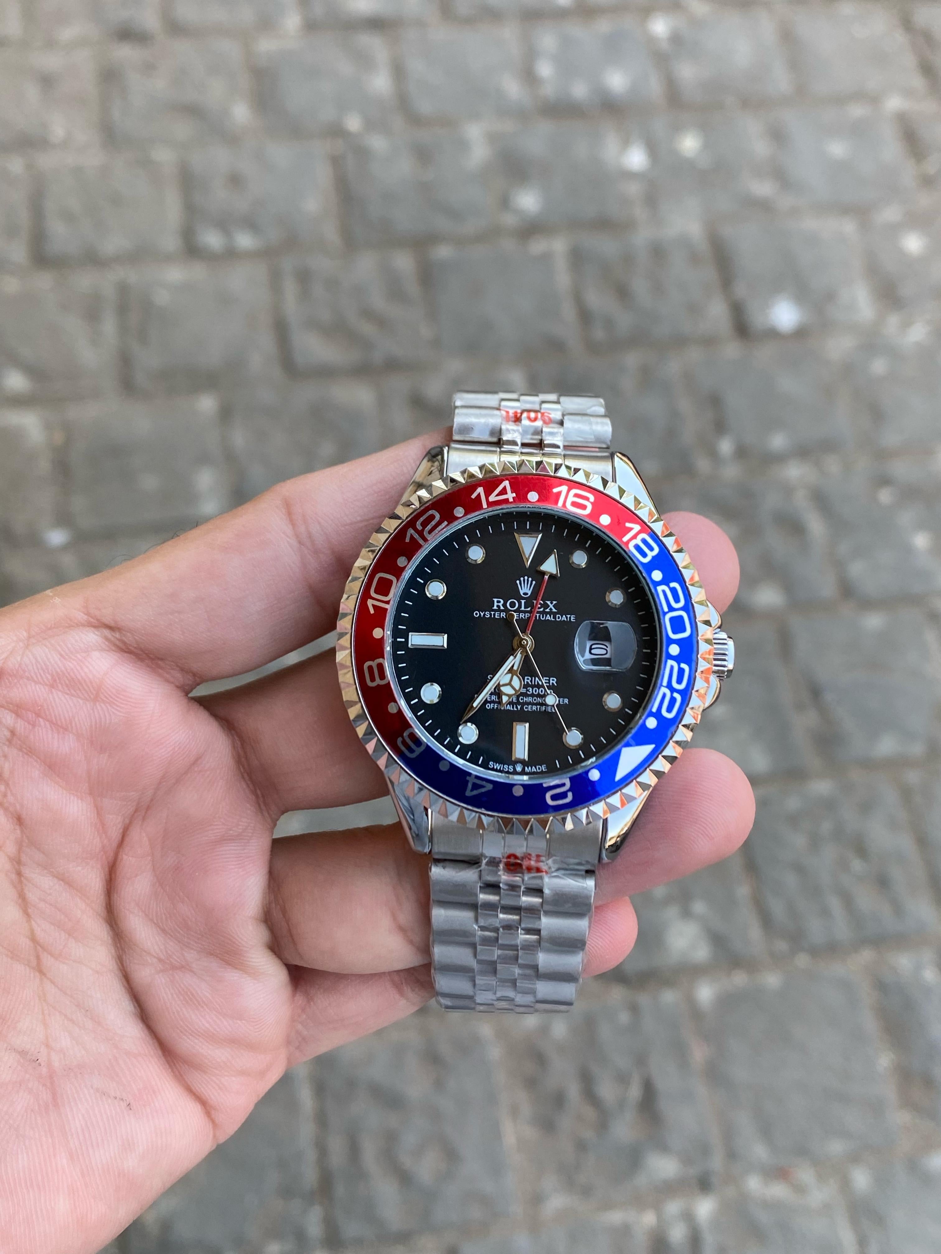 Rol-ex Sub Oyster Pepsi