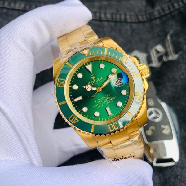 Rolex Oyster perpetual Submarine Automatic gold green