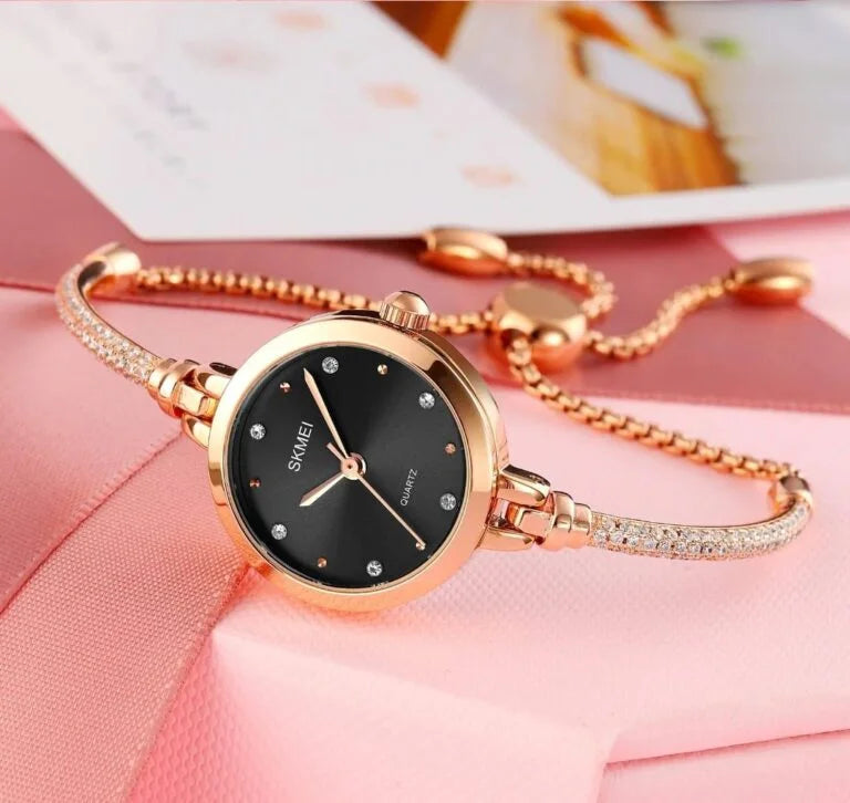 SKMEI Women Watches Bracelet Diamond Ladies