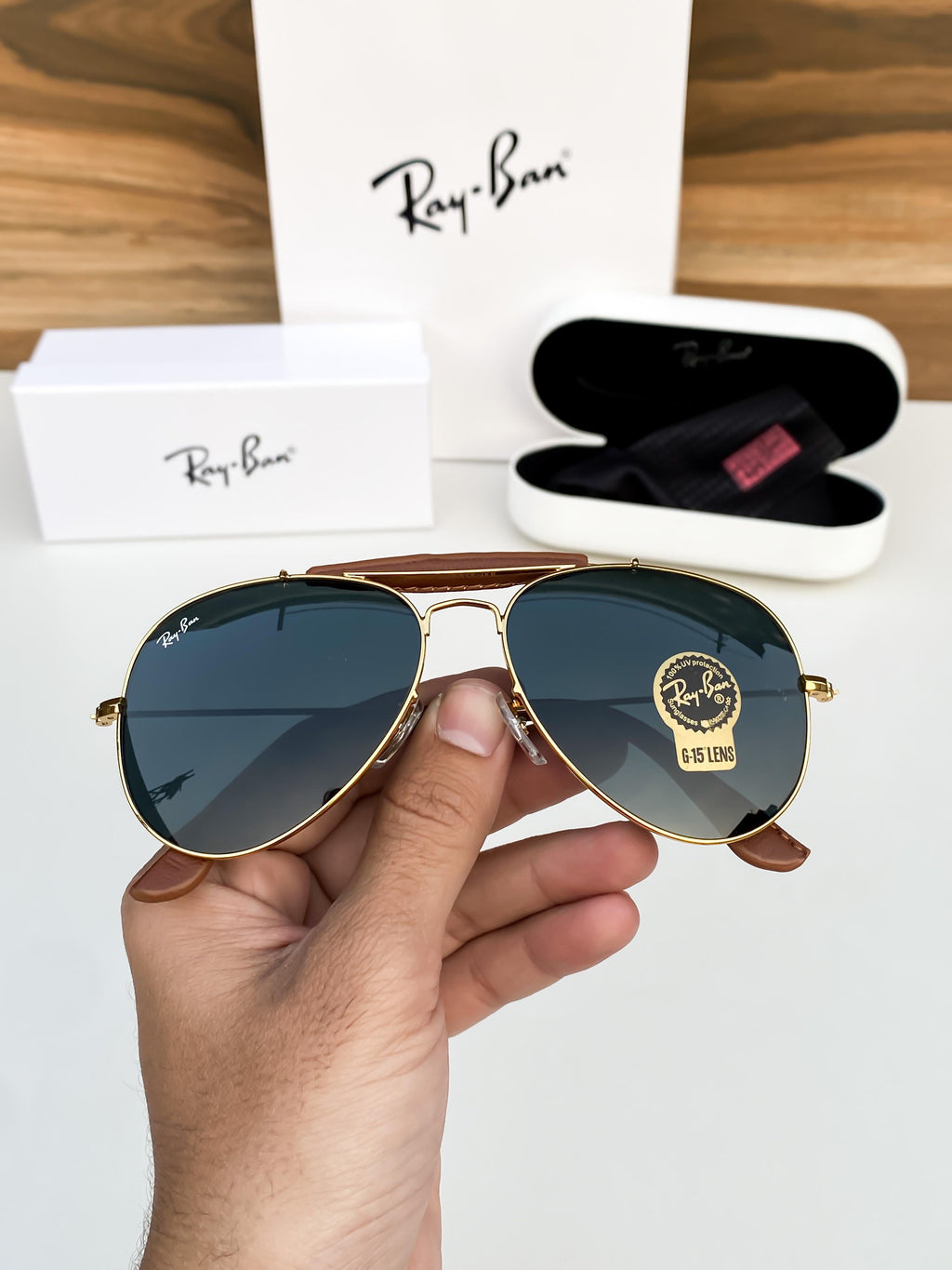 Ray-ban Aviator Gold Black