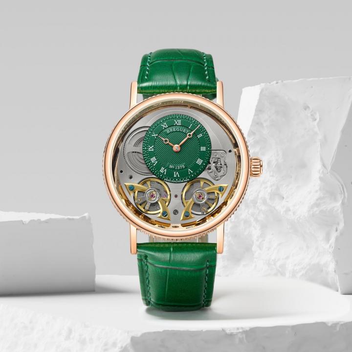 Breguet double engine green copper tourbilllon automatic premium